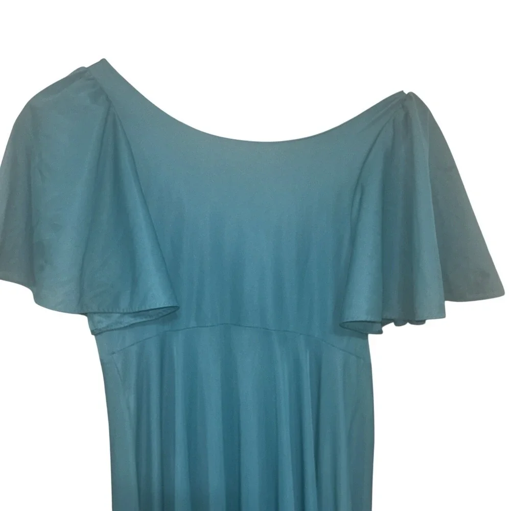 Vintage Women's John‎ Kloss For Cira Nightgown In Teal Size Small